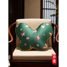Novo estilo chinês travesseiro sofá sala de estar estilo chinês almofada bordado sofá sala estar borboleta travesseiro d
