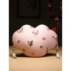 Novo estilo chinês travesseiro High-End luz luxo travesseiro sofá sala de estar travesseiro lombar travesseiro em forma
