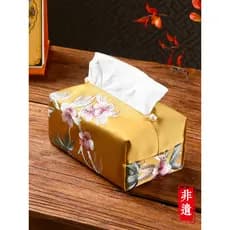 Novo estilo chinês caixa de tecido bordado High-End sala de chá mesa de chá caixa de papel capa mesa de jantar tecido do