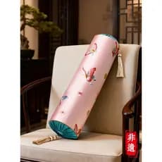 Travesseiro de tira longa novo estilo chinês bordado doces travesseiro Arhat cama especial apoio de braço travesseiro so