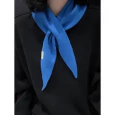 100% lã de malha triângulo cachecol xale feminino outono inverno quente pescoço proteção cachecol multifuncional All-Mat