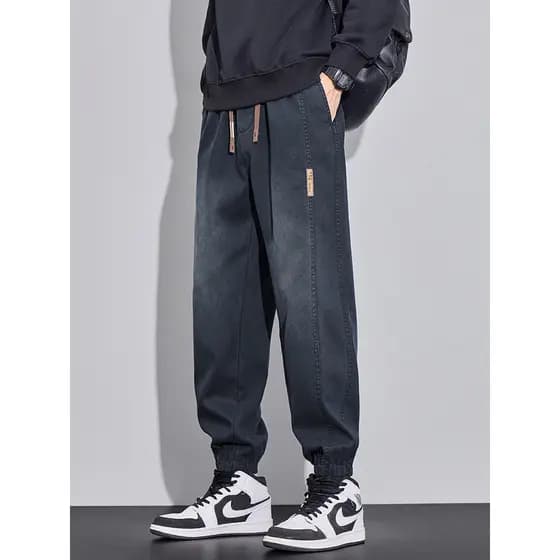 Outono inverno calças masculinas outono calças masculinas macacão solto calças casuais 2026 novo estilo roupas masculina