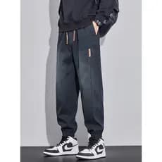 Outono inverno calças masculinas outono calças masculinas macacão solto calças casuais 2026 novo estilo roupas masculina