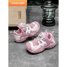 Wei Junyi pé sapatos esportivos infantis meninas sapatos 2025 novo estilo sapatos de bebê primavera sapatos funcionais s