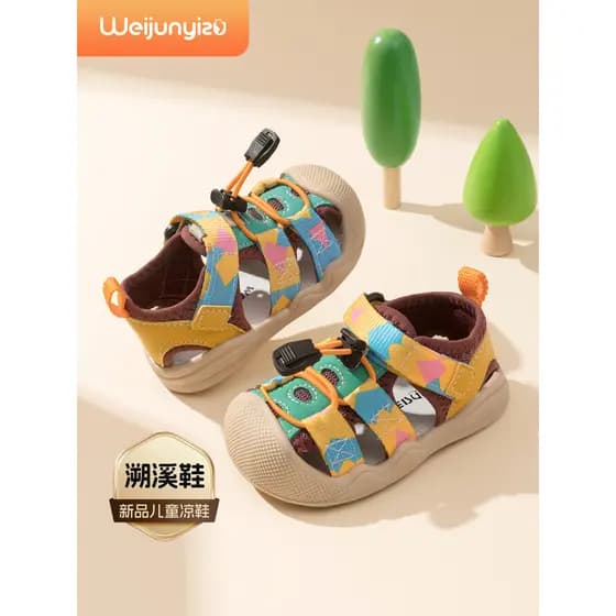 Sandálias de bebê menino bebê criança sapatos estilo verão sandálias de bebê função de sola macia 1-3 anos de idade sand