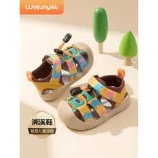 Sandálias de bebê menino bebê criança sapatos estilo verão sandálias de bebê função de sola macia 1-3 anos de idade sand