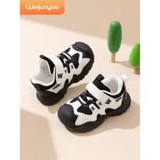 2025 novo estilo sapatos infantis meninos sapatos esportivos primavera outono estilo bebê menina sapatos funcionais resp
