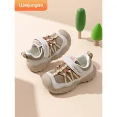 2025 novo estilo sapatos infantis meninos sapatos esportivos primavera outono estilo bebê menina sapatos funcionais resp