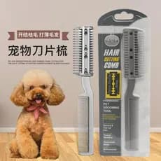 Produtos para cuidados com os pêlos de animais de estimação Pente para remoção de pelos de cães Pente para limpeza de pe