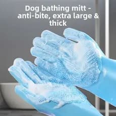 Produtos para cuidados com os cabelos de animais de estimação Luvas de banho para cães e gatos Escova Escova de massagem