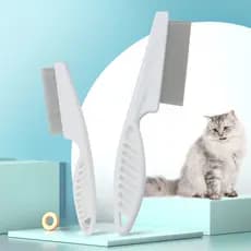 Produtos para cuidados com os pêlos de animais de estimação, gatos, cães, dente denso, agulha de aço, pente para remoção