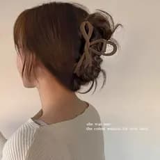 Grampo De Cabelo De Veludo De Fita 2024 Novo Modelo , Clipe De Tubarão De Outono E Inverno Na Parte De Trás Da Cabeça ,
