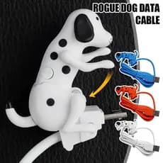 1Pc Tipo-c Bonito Esportes Cão Cabo De Dados Criativo Filhote De Cachorro Carregamento Adequado Para Presentes Rogue