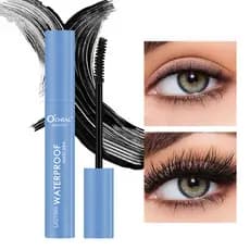 Ocheal Rímel Fosco À Prova D'água Alonga 4D Curling Mascara Cílios De Longa Duração De Fibra Preta Maquiagem Cosmética P