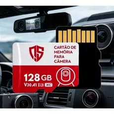 Novo Cartão De Memória Micro SD 64GB 128GB 256GB Para Câmera De Segurança , Telefone Celular , Música