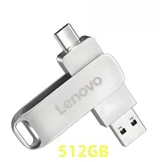 Unidade flash USB 3.0 TYPE-C 2 Em 1 OTG 128 Gb 256 512 mini pen drive De metal De Alta Velocidade , Adequado Para Comput