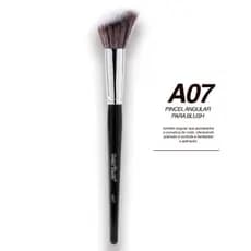 Pincel Chanfrado A07 Macrilan Profissional para Blush e Contorno Alta Precisão Linha Max
