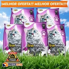 Kit Areia Sanitária para Gatos 20kg (4x5kg) | Mimo Cat e GranFinnus | Sustentável e Anti Odores