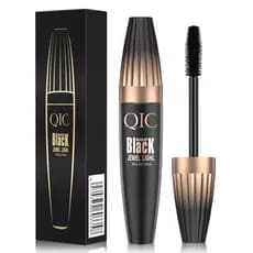 [Estoque pronto] QIC Qinicai Plumping 4D Mascara Longo Grosso Curling Não Mancha Rímel À Prova D 'Água Maquiagem WJG