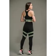 Calça Legging Feminina Prisma, confeccionada em Poliamida com alta Compressão e zero Transparência