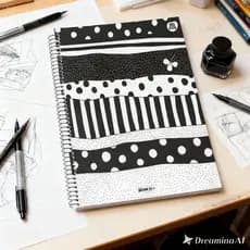 Caderno 15 Matérias Capa Dura Espiral Papel Branco Reforçado Anotações Estudo Resistente