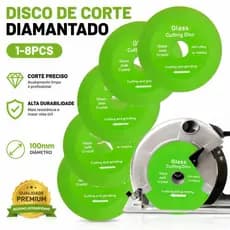 1/2/3/4/8 Diamond Discs for Cutting Glass Porcelain Floor and Ceramic 100mm X 20mm