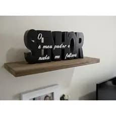 O Senhor é Meu Pastor e Nada me Faltará Enfeite de Mesa Decorativo Religioso