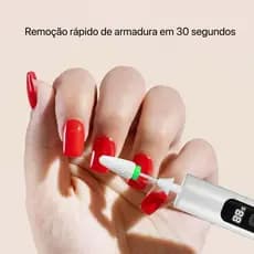 Lixadeira Lixa De Unha Alicate de unha Remover 4 em 1 Manicure Cutícula Portátil Recarregável Salão Unhas - SMILE