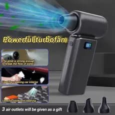 Mini Soprador Ventilador Turbo Portátil Recarregável USB-C (Lj Smile)