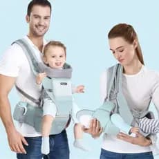Canguru Bebê -Banco De Cintura Para Bebê Passeio Varias Cores Mochila Infantil CarrierPara Bebê premium-SMILE