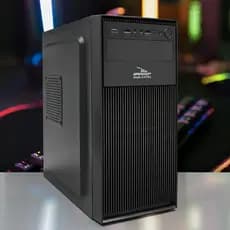 Gabinete Gamer Preto Grasep D-ATX01 ATX/MicroATX/ MiniATX Entrada USB 3.0 - Com Baia Gravador de DVD