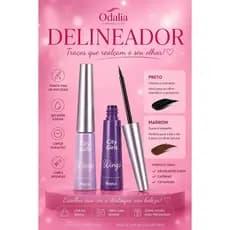 kit delineador cores preto e marron