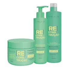 Kit Reconstrução Forbelle Shampoo Máscara Condicionador 300g