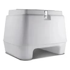 Báu Moto 80l Branco Plástico Injetado Pro Tork Bp-05 Branco