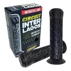 Manopla Interlagos Preta Circuit Plus Par