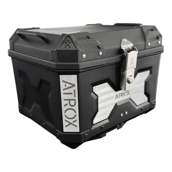 Bauleto Atrox Preto 38l Anti Furto Universal Traseiro 1 Fechadura