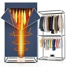 Maquina Secadora De Roupas 16KG Parede Secador Portátil Eletrico Suspenso Cortina de 127V / 220V Elétrica 1200W Secagem