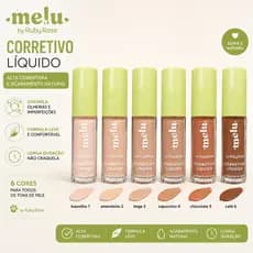 Corretivo Líquido Melu Ruby Rose Cobertura Natural Longa Duração HB-8104