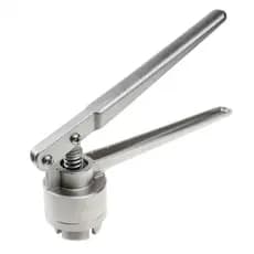Alicate Crimpador Manual Tampa Alumínio 13/15mm, Vedação Frasco Penicilina, Ferramenta Uso Farmácia e Laboratório