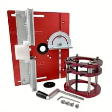 Kit De Sistema De Elevação De Roteador De Alumínio , Placa De Inserção De Mesa Flip Para Carpintaria , Aparador De Banca