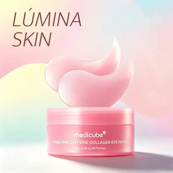 Adesivo Para Olhos Em Gel De Colágeno Com Cafeína Rosa medicube PDRN (60ea) | Plumping Depuffing Rugas Os