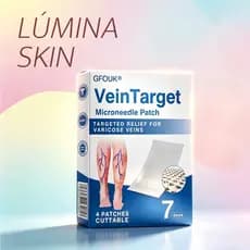 VeinTarget Care Patches (4 Adesivos/Caixa) – Fórmula Suave Para Cuidados Diários Com A Pele Das Pernas , Adesivo Respirá