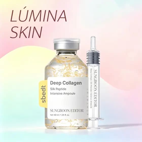 Ampola De Peptídeos De Seda Intensivo SUNGBOON EDITOR Glow , Soro Facial Com Cobre , Colágeno E Vários