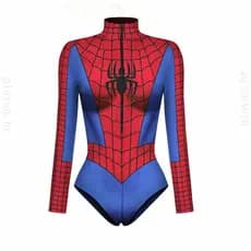 Novo Macacão Super Spider para Mulheres, Fantasia de Aranha KJ58