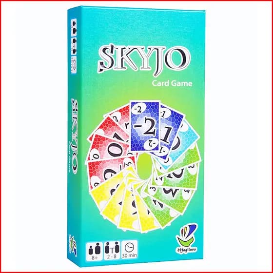 Jogo de Cartas de Ação Multiplayer SKYJO Caixa Bebida Tabuleiro Inglês Família Jogos de Festa de Natal Cartas Você Será