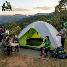 Forestdog Barraca Camping 10 Pessoas Acampamento280*280*180cm Impermeavel 2000mm