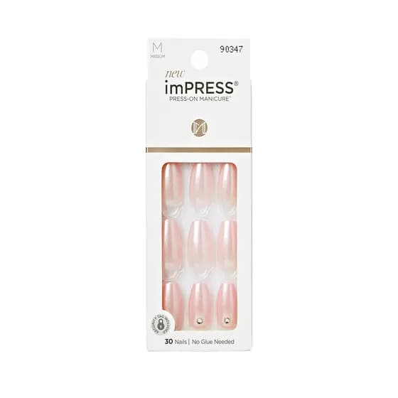 Unha Postiça ImPRESS Glazed Pink  - Kiss New York
