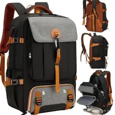 Mochila de estudante para atividades ao ar livre, mochila de caminhada, mochila masculina à prova d'água, bagagem de gra
