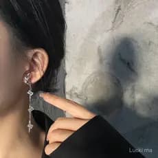Brincos femininos da moda com franjas, super banhados a ouro, zircônia, cobre, A8LF.