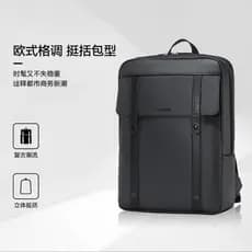 Mochila de viagem para laptop em couro para homens, mochila de negócios, novo modelo tq5 grande BNUO